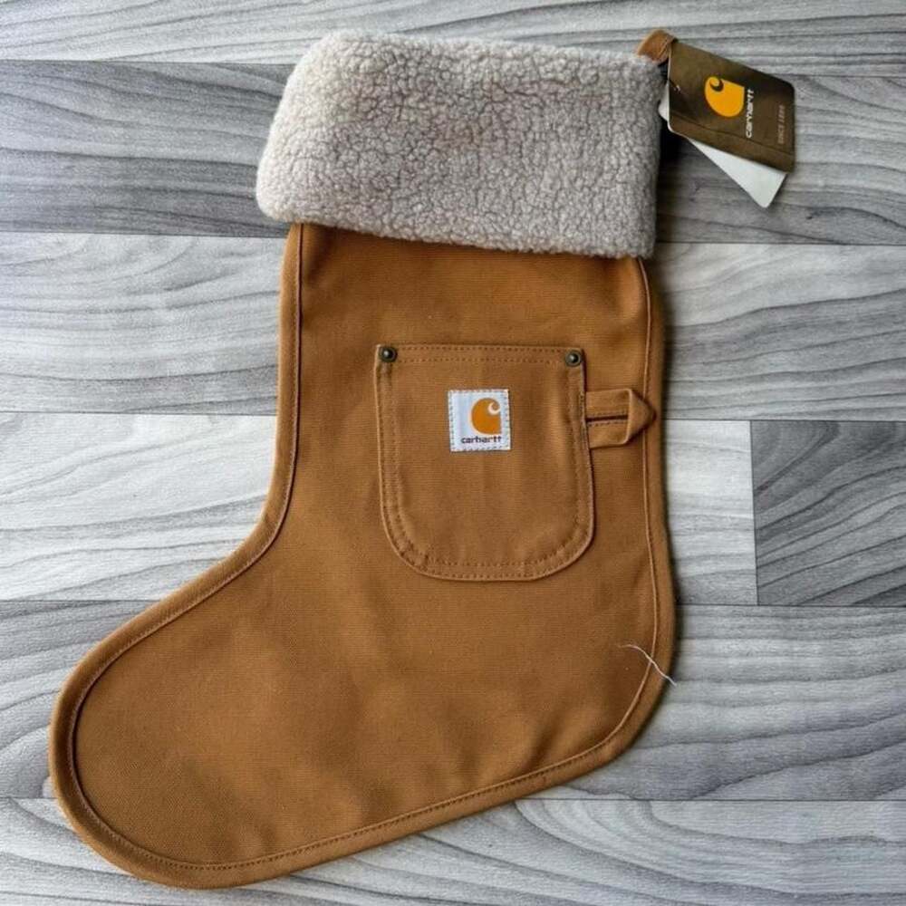 Carhartt Duck Sherpa-Lined Christmas Stocking